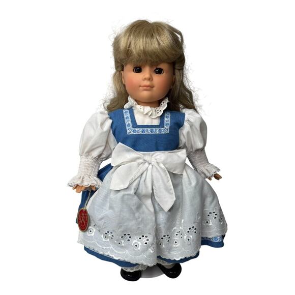 Vintage 1991 Werterzeugnis Angel Puppe Doll Blonde Hair Brown Eyes 163/16 NWOB - Picture 1 of 5